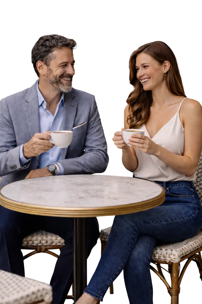 Sugar Daddy und Sugar Baby geniessen einen gemeinsamen Moment